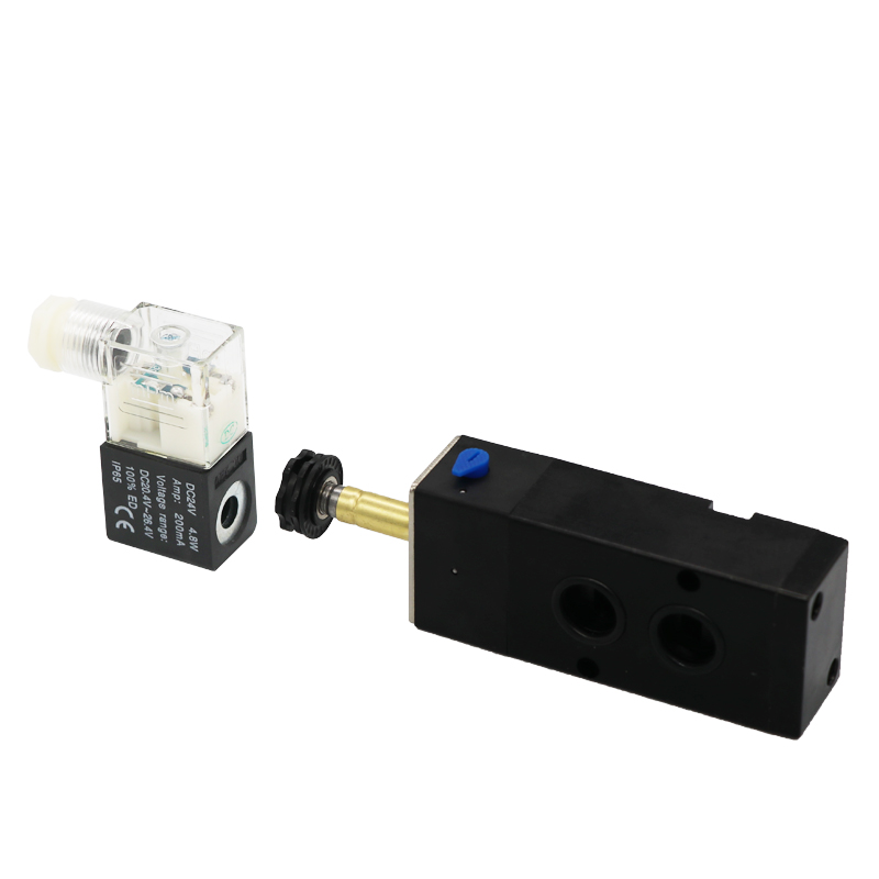 气动电磁阀4M210-08控制器气阀换向阀电池球阀开关蝶阀门4M310-10