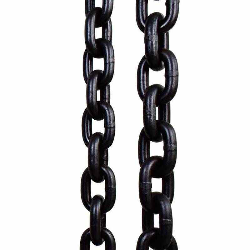 万尊G80锰钢起重链条20mm单吊承重1H2吨吊索具桥链子手拉葫芦铁链