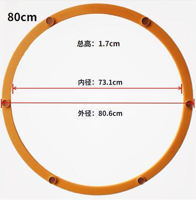 餐石岩转转芯桌转盘板转圈底座桌转防大理偏旋圆2562玻璃防滑轴承