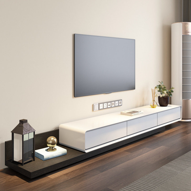 电视柜现代简约北欧小户型客厅可伸缩电视机柜组合白色实木地柜,住宅家具,茶几+电视柜,淘宝优惠券,粉丝福利购,淘宝优惠卷