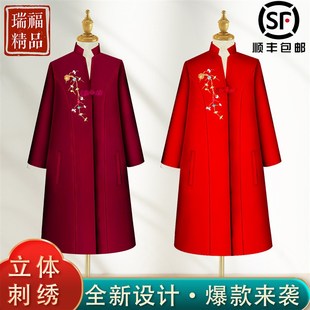 速发寿衣高档装 全绣真丝刺棉全套配齐人老冲喜殡葬用品送老衣