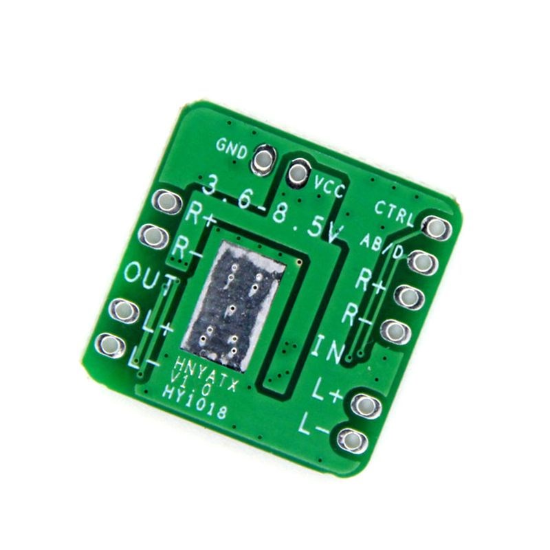 差分输入3.6-8.5V差分功放板2x10W数字D类音频功率放大器HT8696/7
