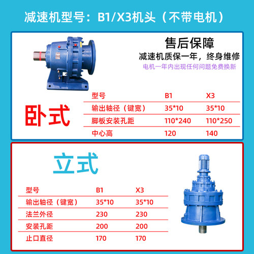 行星摆线针轮减速机常州卧式立式摆针式减速器配国标全新全铜电机