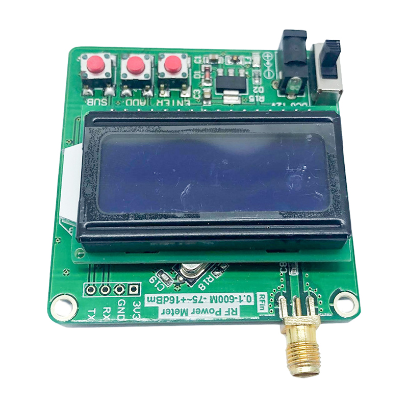 数显射频功率计 -75~+16dBm 超小型LCD自动背光可设定衰减  6-12V