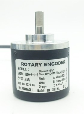 ROATRY ENCODER光电编码器 E40S6-3600-5000-6-L-5 差分输出3600