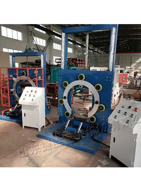 地暖管缠包装机 管胶js-bzj-1管软管水管形缠绕机 PEPV绕DF管打环