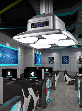 直排式吸麻烟灯将馆棋管道外排牌室净风化排JD100431换气高亮低噪