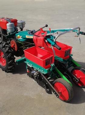 手式玉米施肥 SLJB-SF汽式推农机用大豆施肥精播机油 可调节