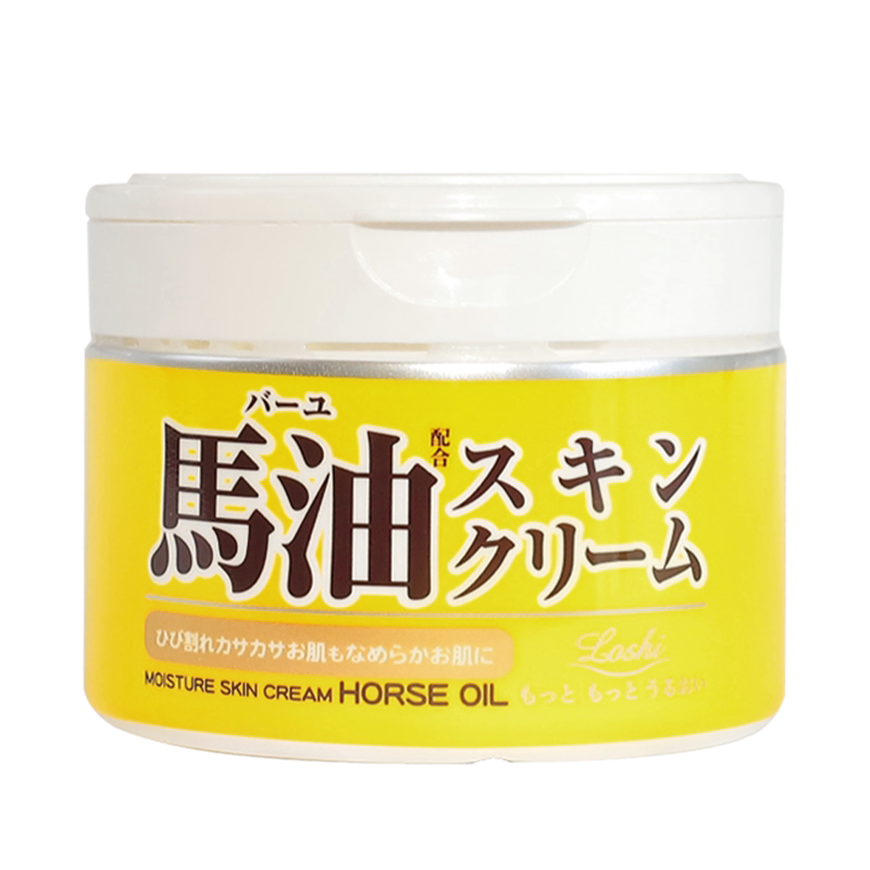 日本LOSHI北海道马油面霜高保湿补水滋润膏修护身体乳液官方正品