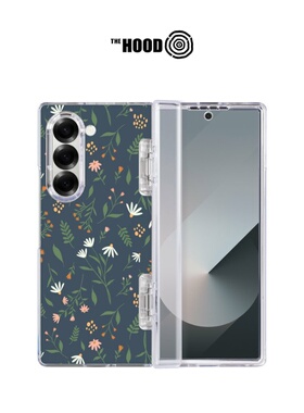 THE HOODxCaro阿根廷艺术家联名Wild Flowers适用三星SamsungZFold7/Flip7/6/5磁吸透明保护壳前屏幕中轴保护