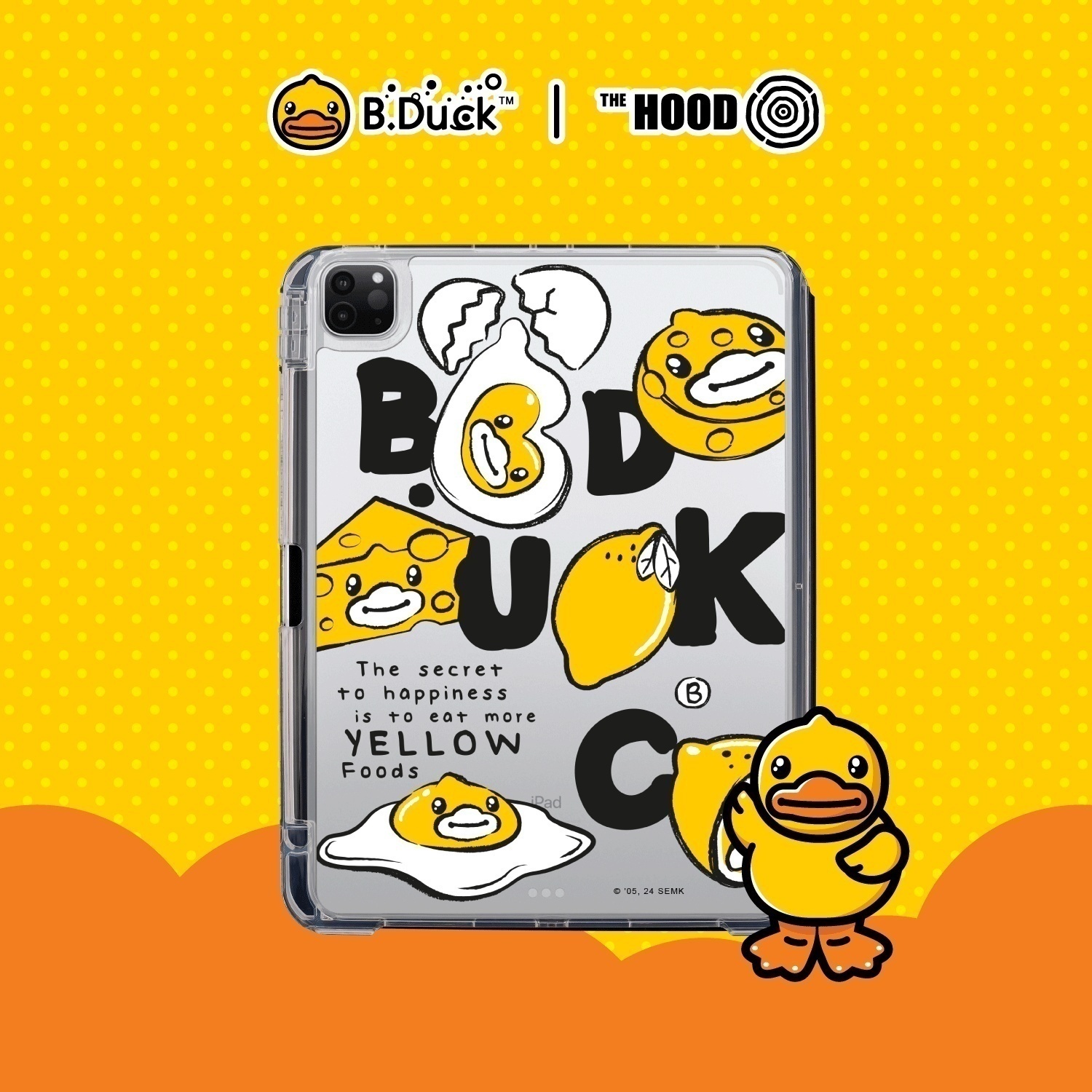 B.Duck 小黃鸭品牌联名苹果iPad防摔保护