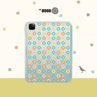 适用苹果平板iPad Pro 可拆式 HOODx印花乐老磁砖2号 多角度防摔保护套 2025新款 玻璃弹珠 Mini THE Air7