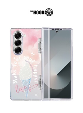 THE HOOD 夏日系列 夏日冰淇淋适用三星Samsung Galaxy Z Fold6/7磁吸透明手机壳前屏幕及中轴折叠保护套全包