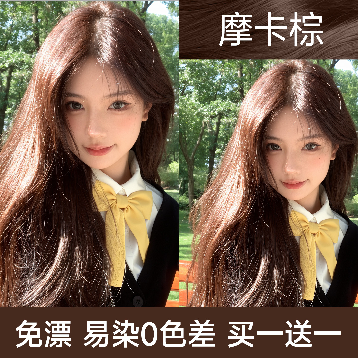 【全网热销过万】摩卡棕染发膏