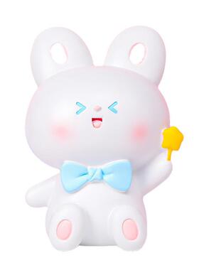 极速新品创意泡芙兔储蓄罐儿童男孩女孩大号兔子S储钱罐网红女生