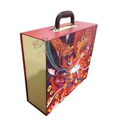 极速新年礼品盒定制n彩盒化妆品包装盒定做茶叶红酒盒订制订做卡