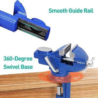 极速AT35 Bench Vice Machine Vise Clamp Full MetalU Multifunc