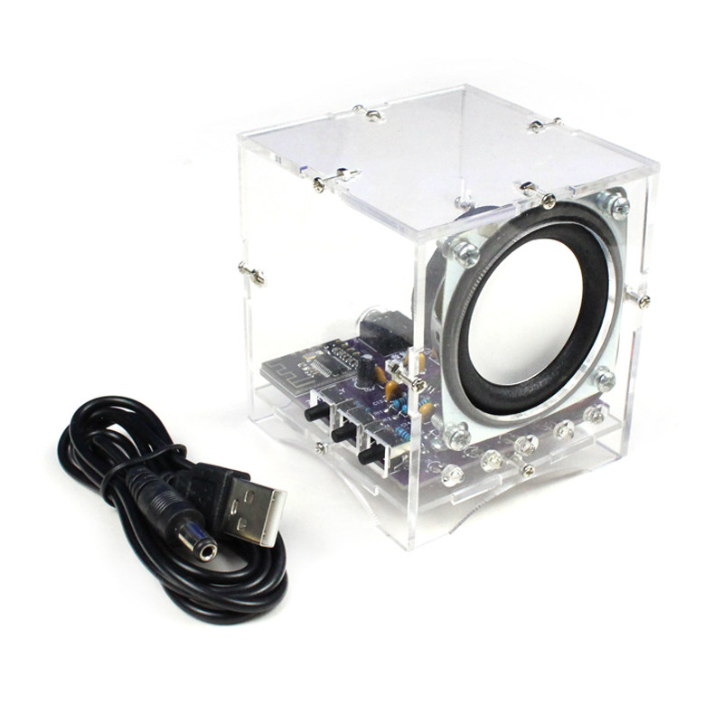 极速(散件)蓝牙小音箱焊接套件 手机音响J功放板喇叭扬声器电子DI