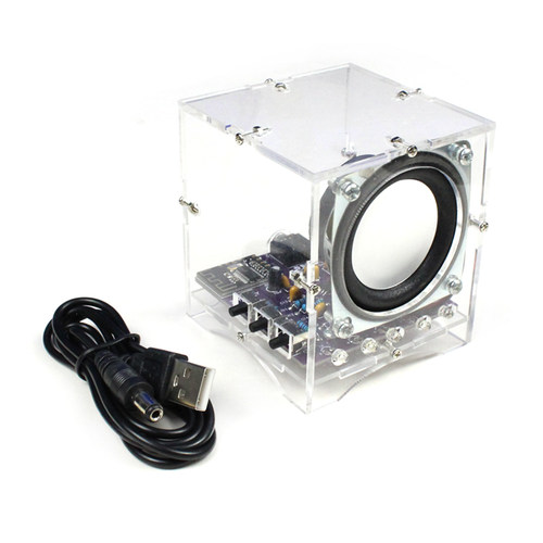 极速(散件)蓝牙小音箱焊接套件 手机音响J功放板喇叭扬声器电子DI