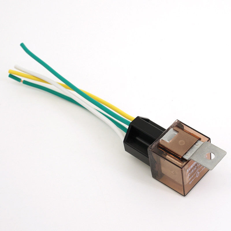 极速12V24v蜗牛喇叭电压汽车通用改装I继电器线蜗牛喇叭盆形喇叭