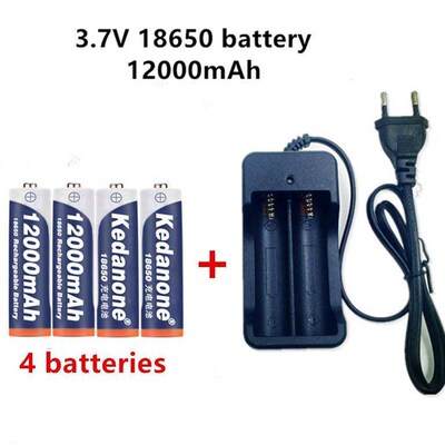 极速18650 Battery Reqchargeable Battery 37V 18650 12000mAh