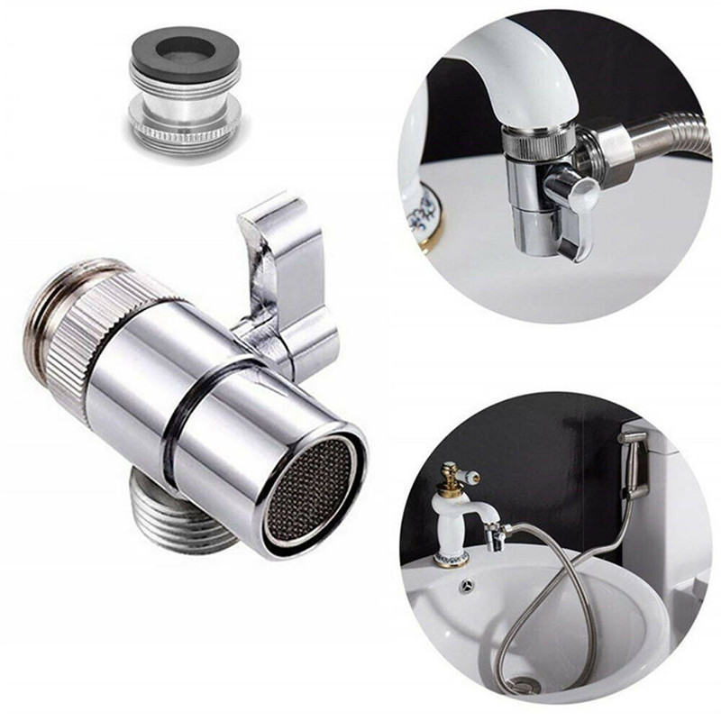 极速1Pcs Switch Faucet Adawpter Kitchen Sink Splitter Divert