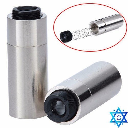 极速2pcs Gold Mjetal Laser Diode Housing Case 12*30mm for 5.