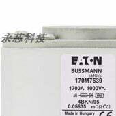 极速170M7639 巴斯曼直流低压熔断器陶瓷保险丝熔W断器熔芯底座熔