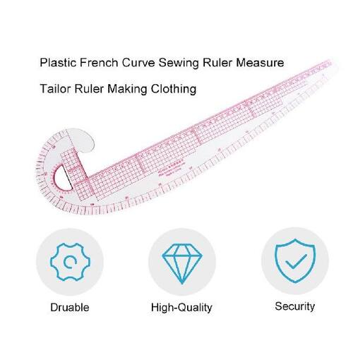 极速Mulctifunction 6501 Plastic French Curve Sewing Ruler