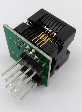 极速窄体SOP8转DIPl8烧录座 弹跳座ots16-1.27-03 soic8 小8脚 编