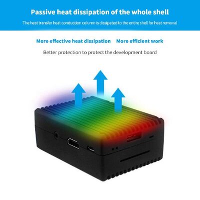 极速Passive Cooling Shell Case forF Raspberry Pi 3B/3B+ Heat