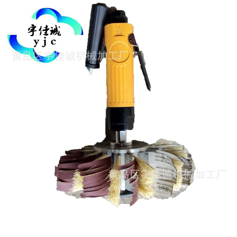 极速新品新款木工l打磨机抛光机简易小C型气动抛光机针对木板密度