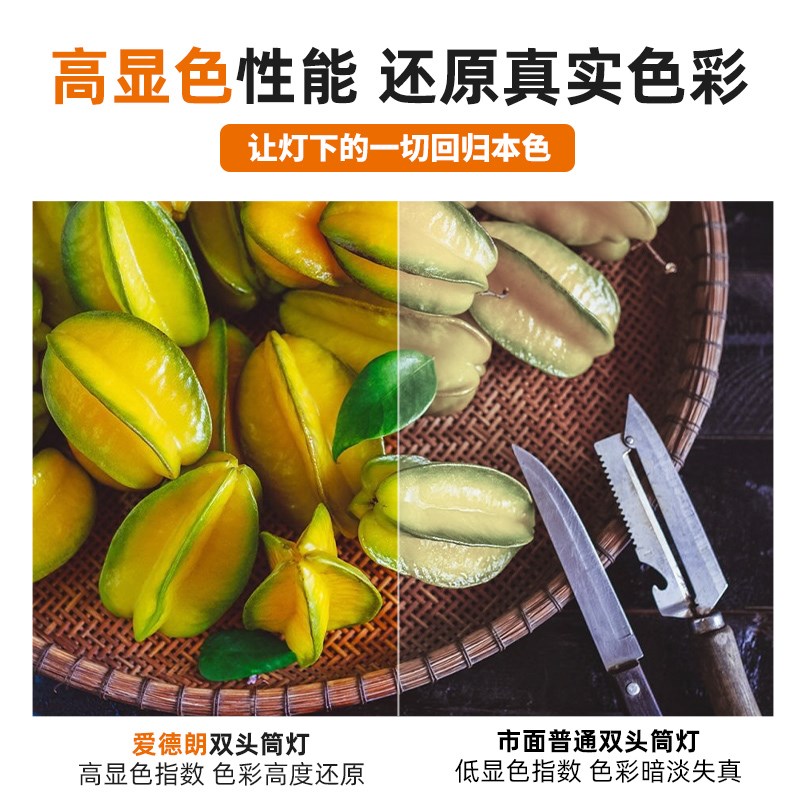 双头筒灯双孔嵌入式超薄长方客厅灯过道玄关天花LEXD射灯斗胆灯