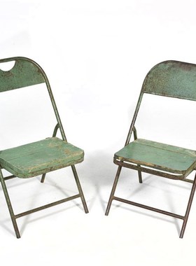 儿童铁凳子摄影家具道具摆设乡愁展览展示老式老S上海童真男孩女