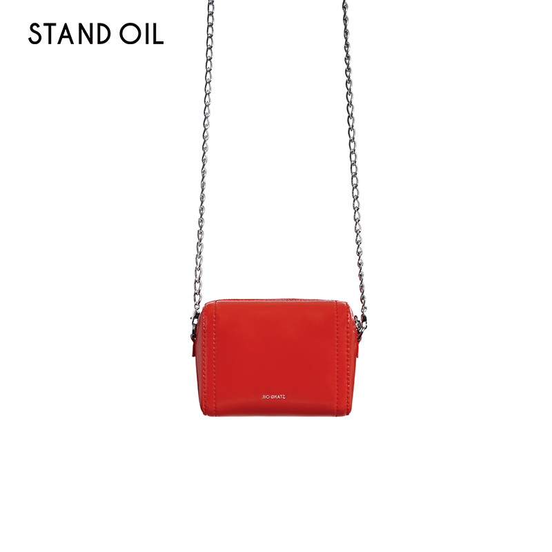 韩国standoil包包官方正品Post Chain Bag邮筒链条包新款斜跨包女