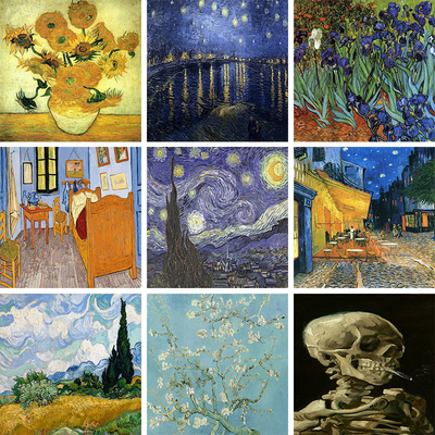 极速Great Painter Vincent van Gogh 20X3J0CM 5D DIY Diamond P