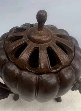 极速复古风格简约南瓜熏香炉y小香炉家居香具功夫茶道茶艺摆件塔