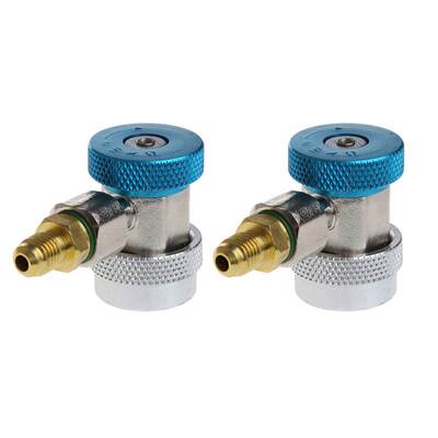 新品New 2Pcs R134A H / L Adapters QuGick Coupling Air Condit