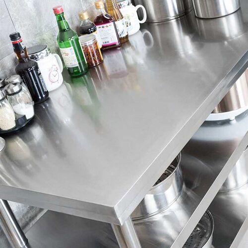 极速三层不锈钢酒店打荷专用厨y房工作台操作台饭店包装切菜桌子