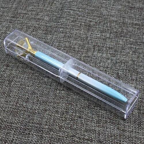 新品50Pcs Pglastic Clear Pen Case Gift Empty School Office