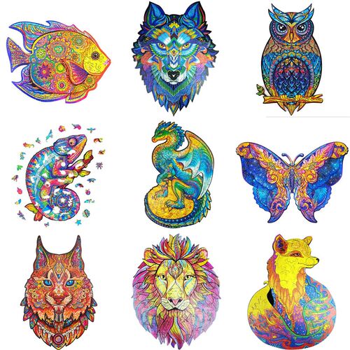 极速Wooden Jigsaw Puzzles For Adults Unique ShRape Jigsaw Pi