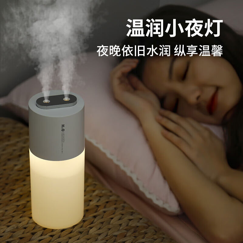 极速闹闹熊车载加湿器汽车加湿器空气净化一体充电款香.薰机迷你