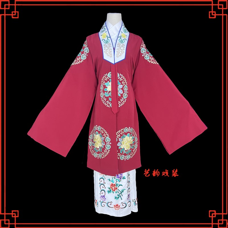 速发戏曲团花披戏剧京剧桂外夫人披帅门将戏服穆员英挂杨团花披
