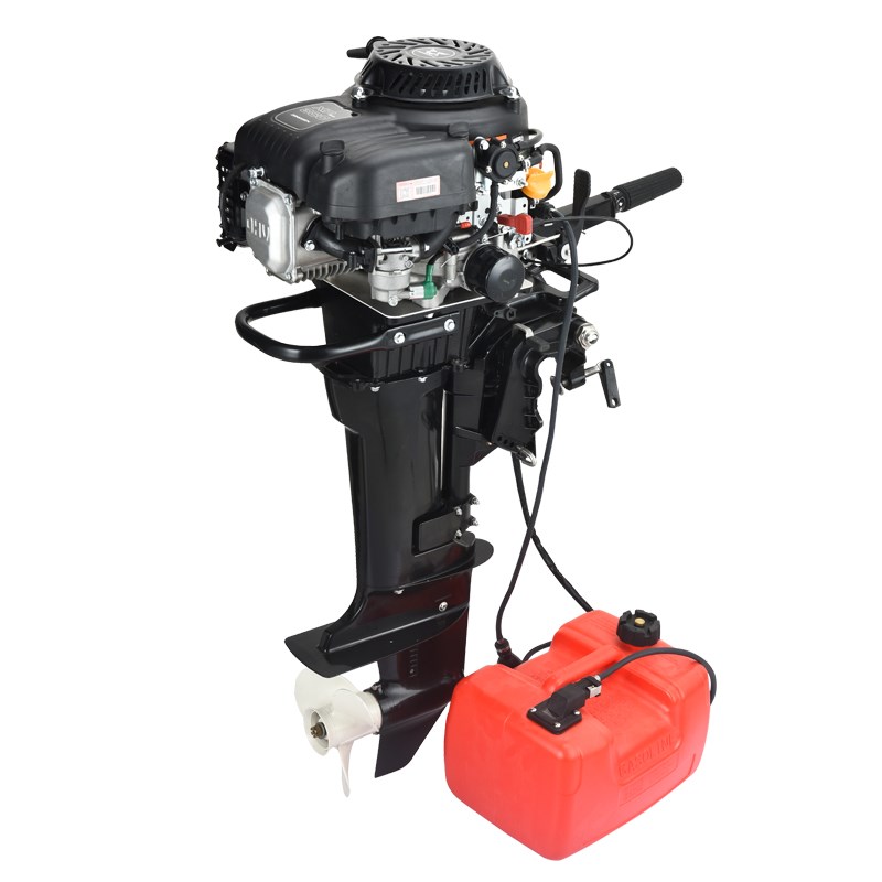 速发宗申动力风冲四冷程船5马力螺旋桨挂机船外机1用船外机推进器