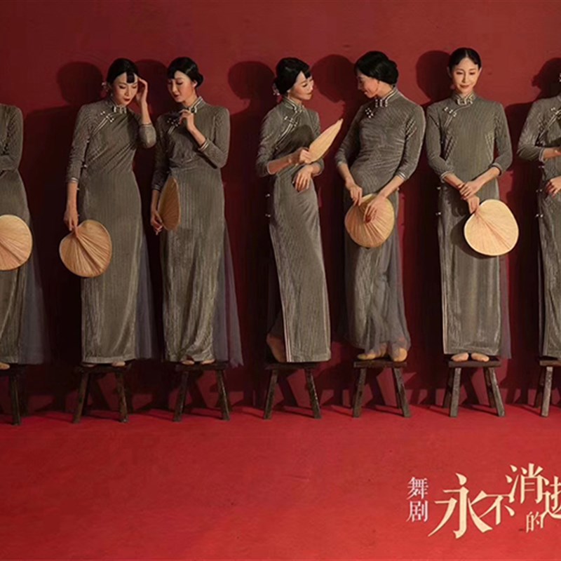 速发现代表演出服装舞蹈消逝的电波舞剧晨渔光曲民国旗袍群艺考
