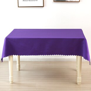 速发玛丽方桌布沙龙专用紫色加厚蝴边花蝶艳形展示台支持LOGO