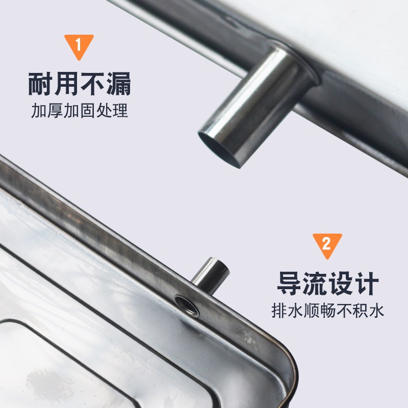 速发空调外机接水盘带排水管积水盘1p6匹通用室外机漏滴水托盘接