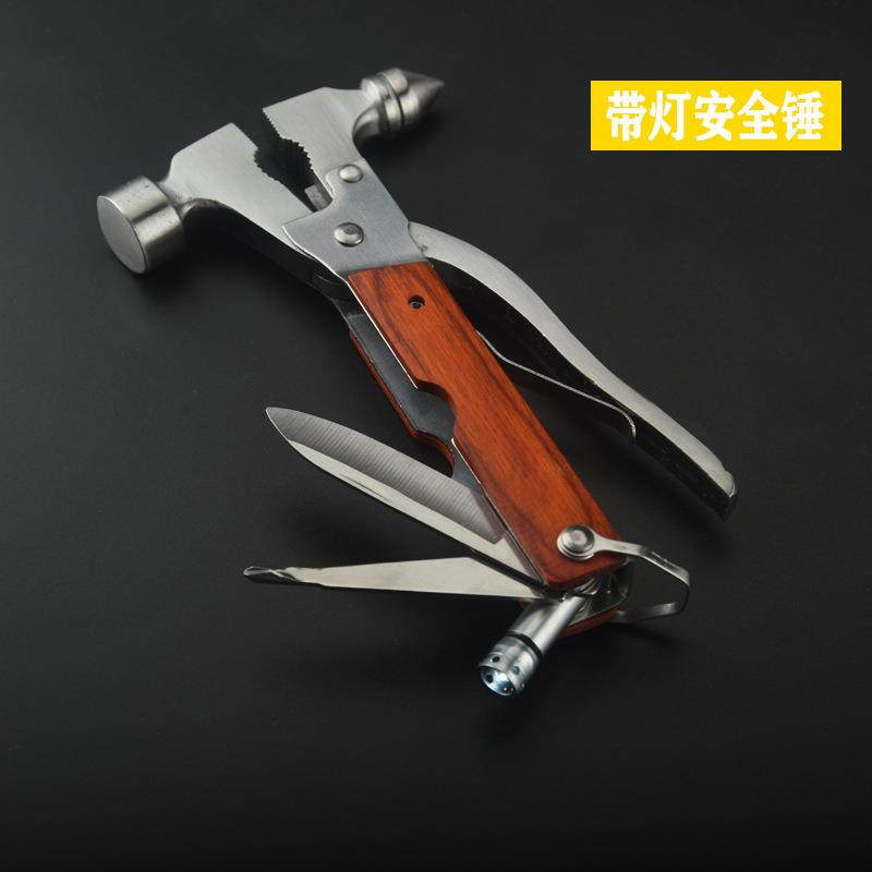 速发多功能斧头安全锤羊角锤汽车工具现货多用刀钳木工锤救生锤多