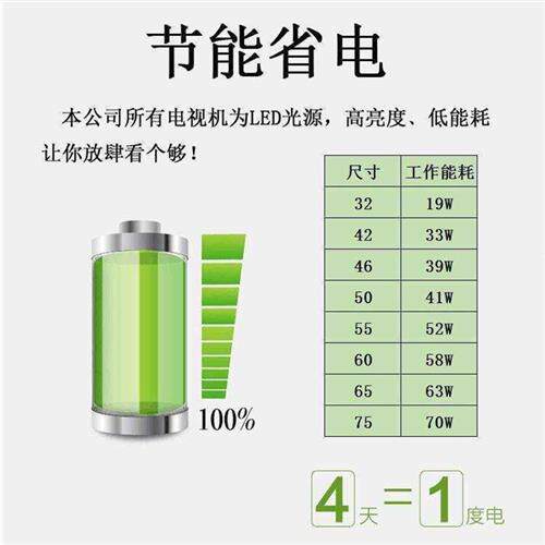 现货康家电器55寸液晶电视机32寸43寸4K智能网路506065707580一体