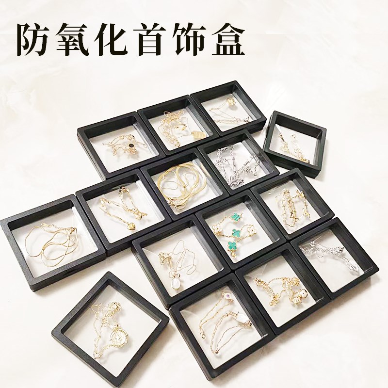 速发pe塑料膜悬浮首饰盒防氧化首项塑饰膜饰品收纳盒展示耳钉封链